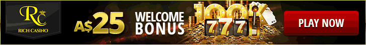 $25 welcome bonus at Rich Casino for Mac
