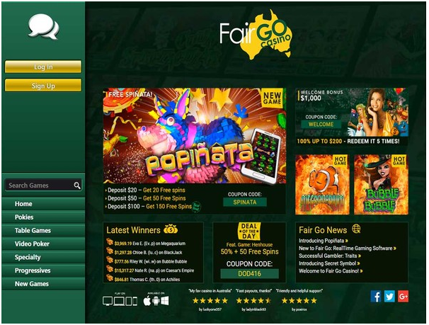 Fair Go Casino Coupon Code